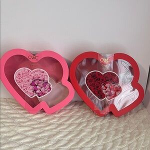 CWC Heart-Shaped Pink and Red set of the 2